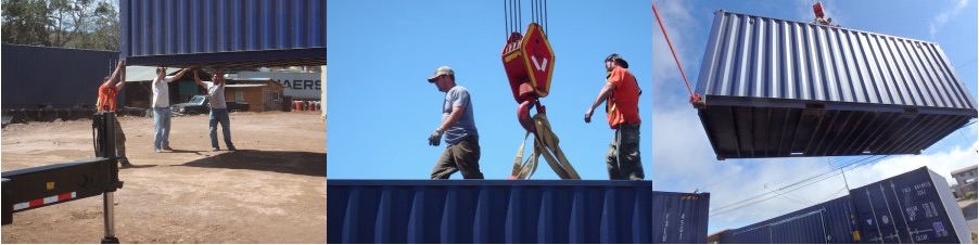 shipping container home construction