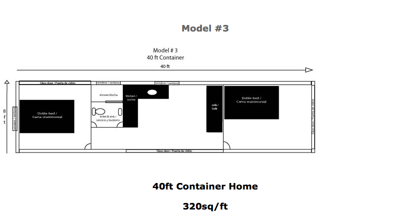 container homes for sale in costa rica 40ft x8ft x8ft 