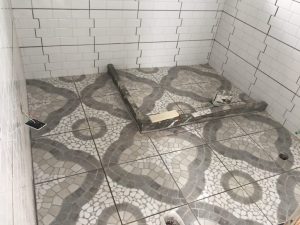 Ceramic Tile in a Shipping Container Home