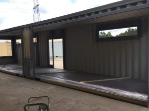 Ceramic Tile in a Shipping Container Home