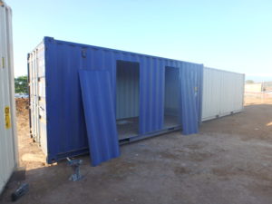 Cutouts on Shipping Containers