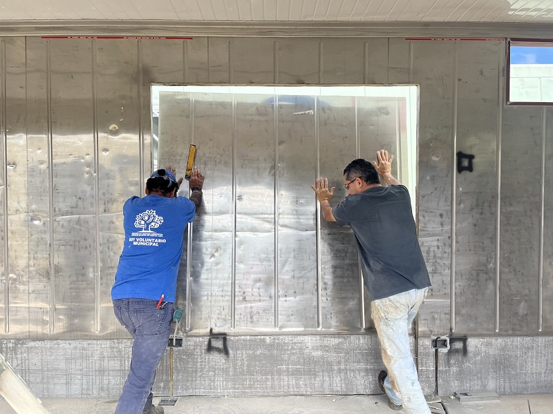 Container home build process