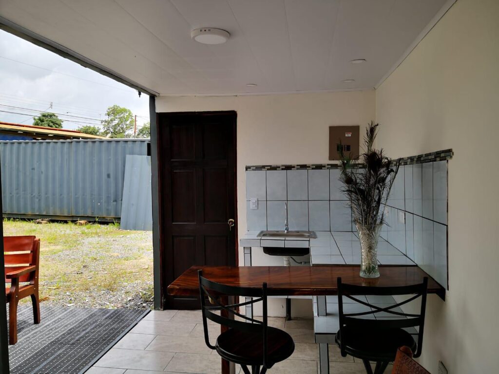 Container bathroom detail