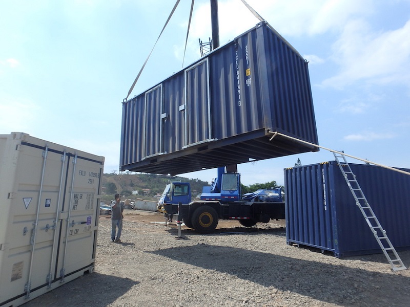How To Use A Backhoe Or Crane To Build A Shipping Container Home